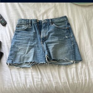 Cut off Zara Jean shorts, high rise